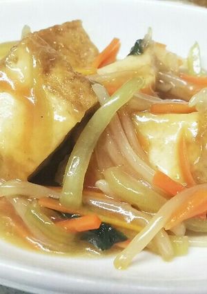 厚揚げの南蛮風もやしあんかけ-レシピのメイン写真
