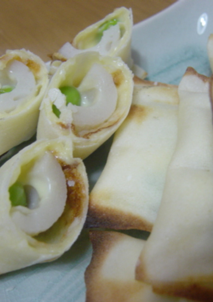 枝豆とちくわの春巻き-レシピのメイン写真