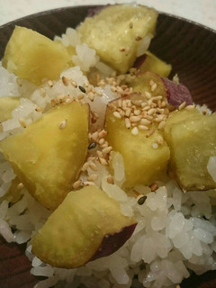 ほっくほく!秋です!さつまいもご飯☆-レシピのメイン写真