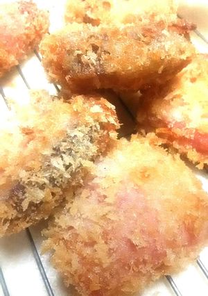 やってみて❗柿のベーコン巻きフライ-レシピのメイン写真