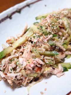 鶏ささみとキャベツのおつまみサラダ-レシピのメイン写真