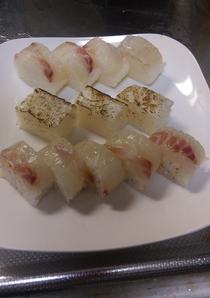鯛の押し寿司-レシピのメイン写真