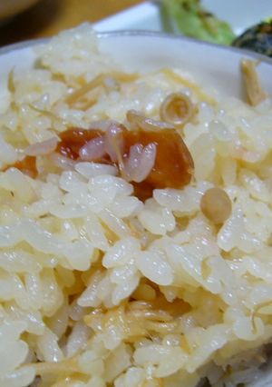 うめ～～ナメタケご飯-レシピのメイン写真