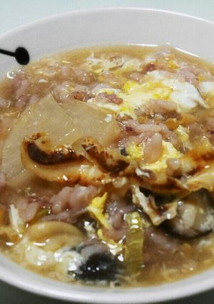 栄養満点！風邪撃退！ホタテのヒモ☆おじや-レシピのメイン写真