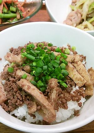 そぼろ油揚げ飯-レシピのメイン写真