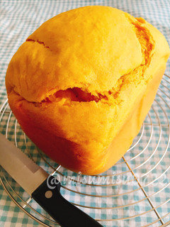ホエイを使ってしっとり南瓜たっぷり食パン-レシピのメイン写真