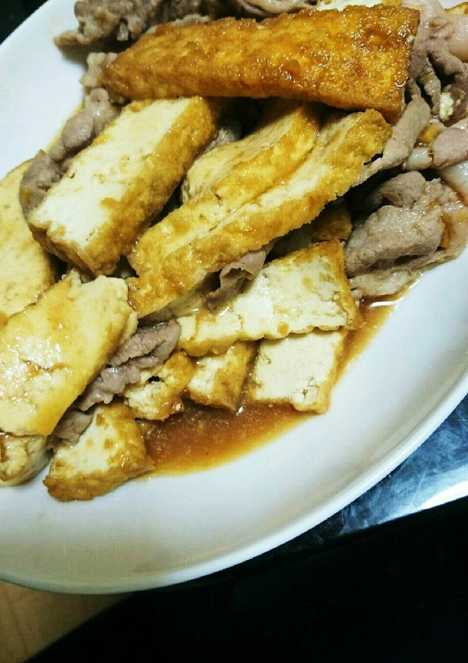 簡単☆豚肉と厚揚げの生姜焼き-レシピのメイン写真