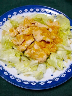 プチ糖質制限!ムネ肉のオレンジ醤油煮-レシピのメイン写真