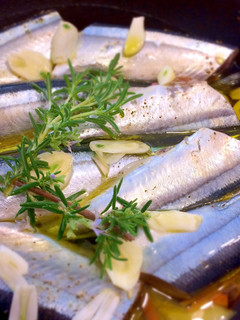 冷凍塩秋刀魚のコンフィ-レシピのメイン写真