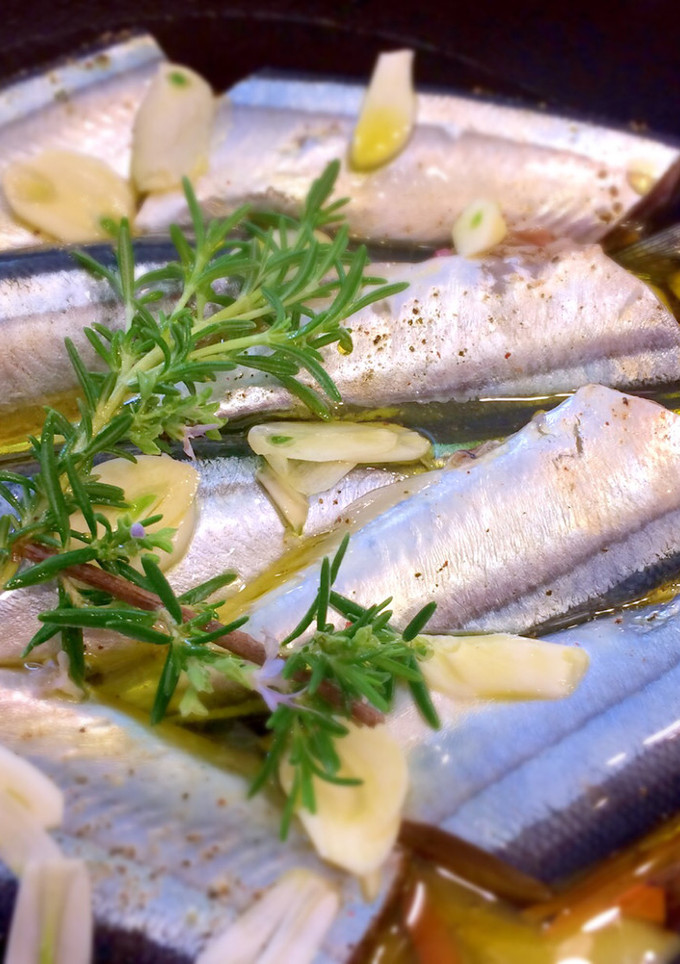 冷凍塩秋刀魚のコンフィ-レシピのメイン写真