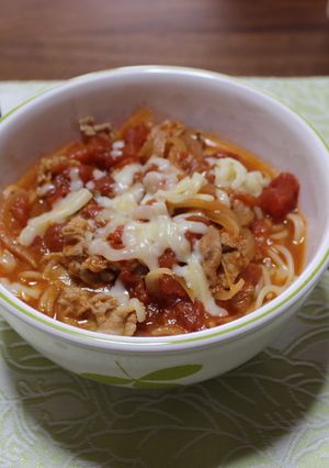トマトのスープパスタ-レシピのメイン写真