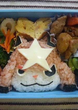 妖怪ウォッチ☆ラストブシニャン☆キャラ弁-レシピのメイン写真