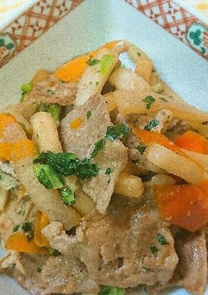 ☆大根と豚肉のかつおポン酢炒め‼︎-レシピのメイン写真