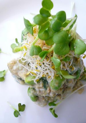 緑野菜の卵ドレッシング和え。-レシピのメイン写真