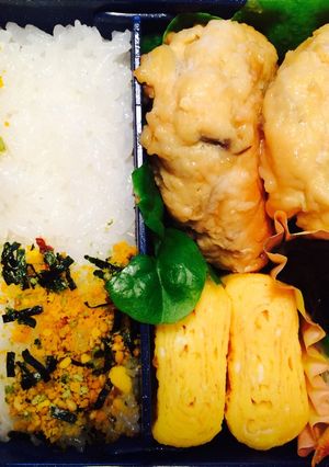 鶏レンコンつくね弁当☆-レシピのメイン写真