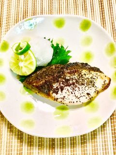 焼き魚の塩焼き~ゆかり風味♪-レシピのメイン写真
