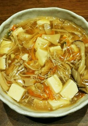 豆腐とｷﾉｺのあんかけ-レシピのメイン写真