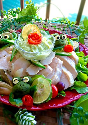 炊飯器でほったらかし 簡単『茹で鶏』-レシピのメイン写真