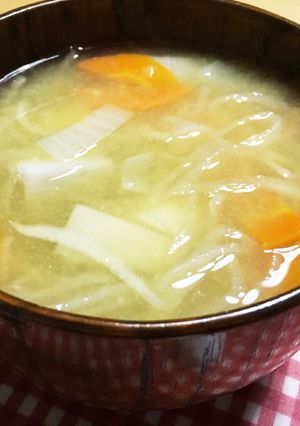 切り干し大根deお味噌汁-レシピのメイン写真