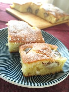 簡単*マロンスクエアケーキ-レシピのメイン写真