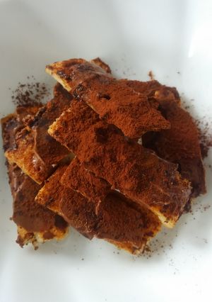 パンの耳deガトーショコラ味ラスク♪-レシピのメイン写真