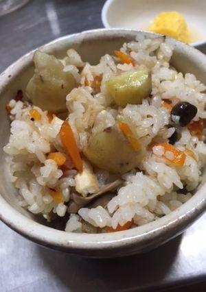 秋の炊き込みご飯-レシピのメイン写真