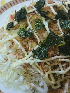☆揚げ玉入りお好み焼き風…サラダ-レシピのメイン写真
