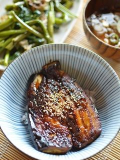 ナスのかば焼き丼♪-レシピのメイン写真