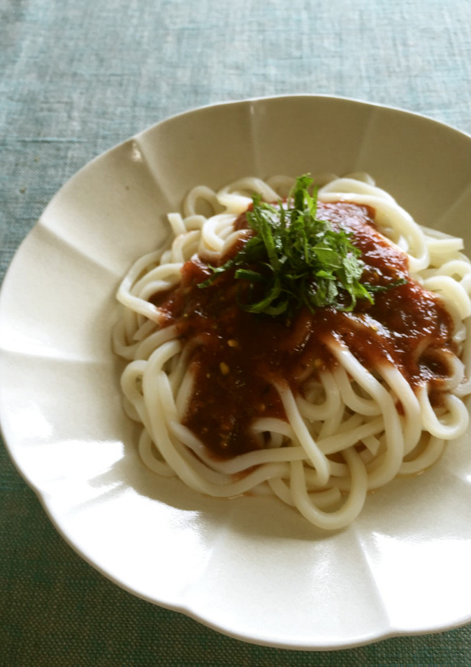 すりおろしトマトの冷やしうどん-レシピのメイン写真
