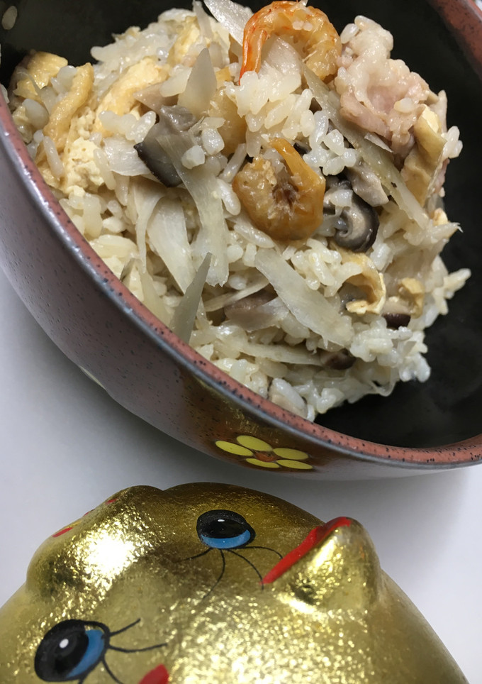 ちょっと中華な炊き込みご飯（╹◡╹）-レシピのメイン写真