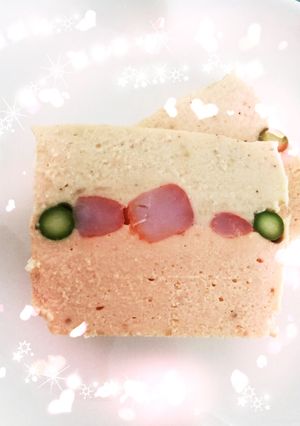 簡単☆サーモンと鯛の二色テリーヌ☆-レシピのメイン写真