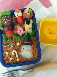 簡単ハロウィンおばけちゃん弁当♪-レシピのメイン写真