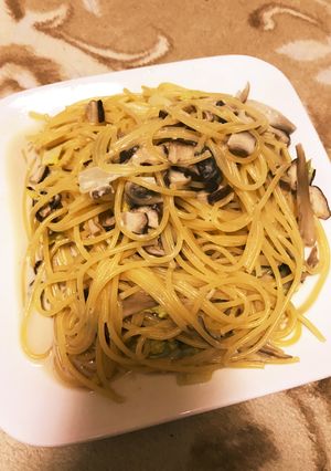 きのこと白菜のクリームパスタ-レシピのメイン写真
