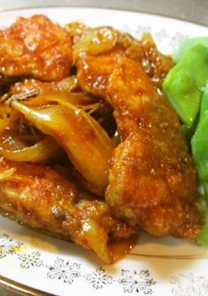 懐かしの味♪お箸で頂くポークチャップ-レシピのメイン写真