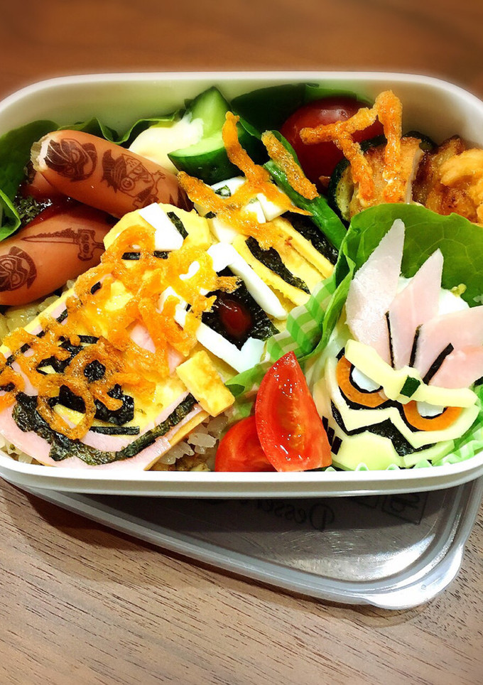 パパ作★ キャラ弁 エグゼイド-レシピのメイン写真