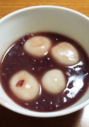 とろ~りあったか白玉ぜんざい❁-レシピのメイン写真