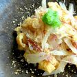 らっきょうとみょうがと油揚げの和え物