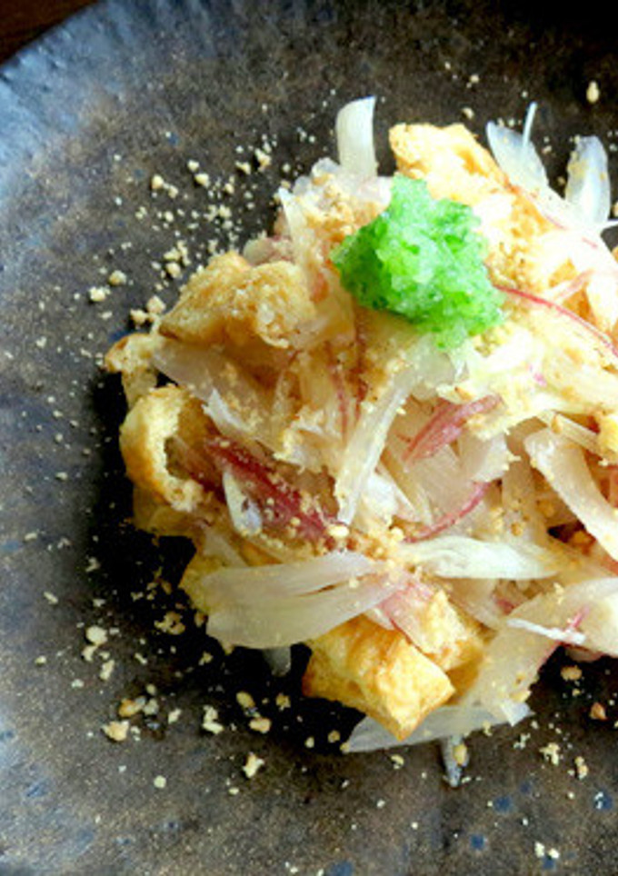 らっきょうとみょうがと油揚げの和え物-レシピのメイン写真
