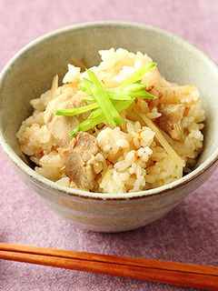 鶏ごぼうのみそ炊き込みご飯-レシピのメイン写真