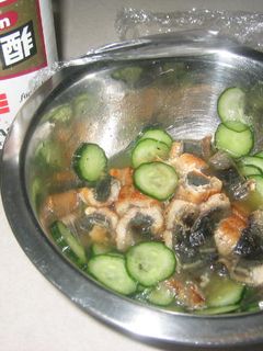 簡単すし酢deうざく(胡瓜と鰻の酢の物)-レシピのメイン写真