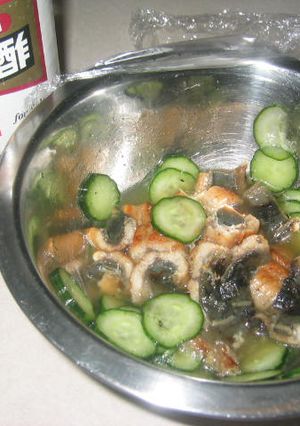 簡単すし酢deうざく（胡瓜と鰻の酢の物）-レシピのメイン写真