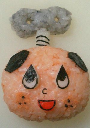 ぜんまいざむらいおにぎり（キャラ弁）-レシピのメイン写真