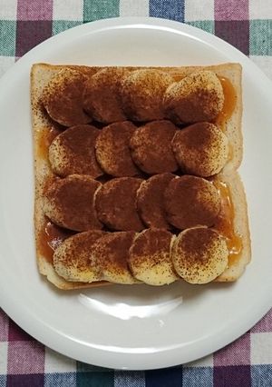 ピーナッツバターとバナナのデザートパン！-レシピのメイン写真