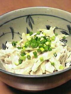 簡単♪鶏肉とごぼうのサラダ-レシピのメイン写真