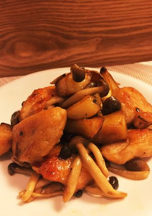 秋★キノコと鶏胸肉じゃがいものバター醤油-レシピのメイン写真
