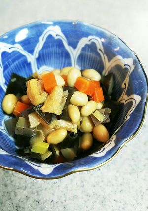 我が家のシンプルな水煮大豆の煮物☆-レシピのメイン写真
