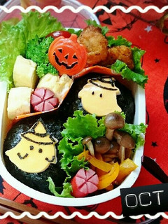 簡単ハロウィン 弁当-レシピのメイン写真