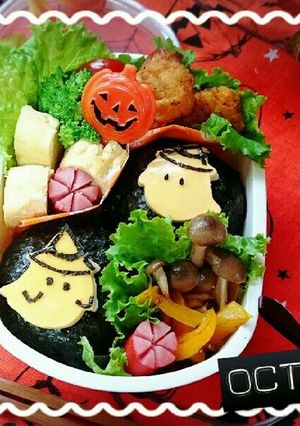 簡単ハロウィン 弁当-レシピのメイン写真