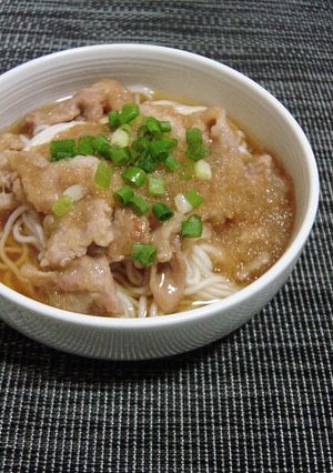 みぞれ鍋風にゅうめん。-レシピのメイン写真
