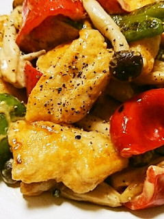 鶏むね肉とピーマンのケチャマヨ炒め-レシピのメイン写真